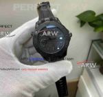 VS Factory Super Clone Omega Seamaster Black Black Ceramic Case Rubber Strap Watch